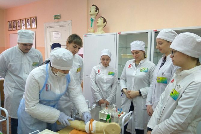 Открытое практическое занятие по учебной дисциплине “Сестринское дело и манипуляционная техника”