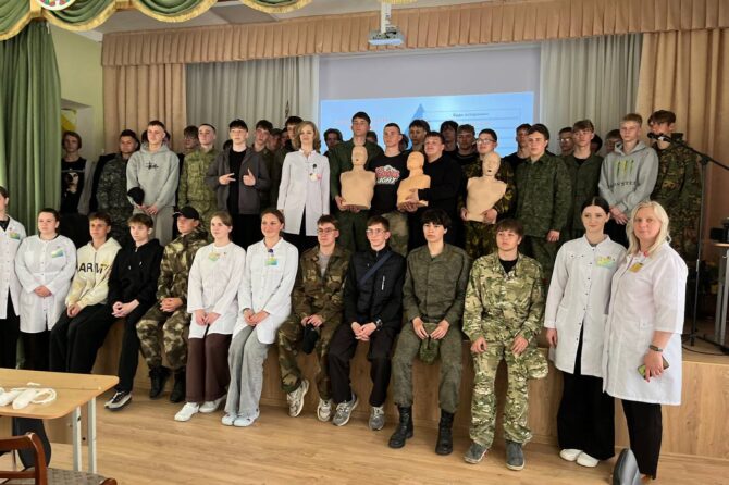 Медицинская подготовка для десятиклассников в рамках военно-полевых сборов