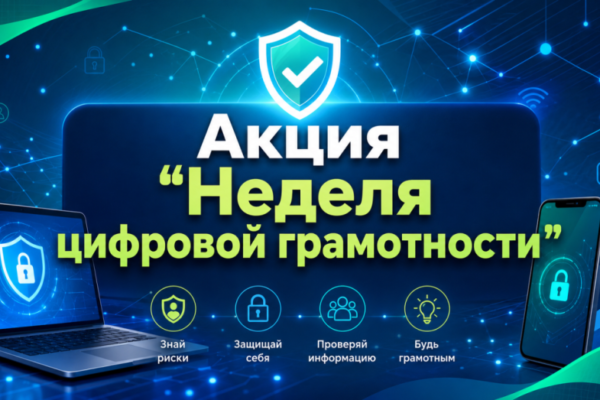 Неделя цифровой грамотности с 17 по 21 августа 2026 года